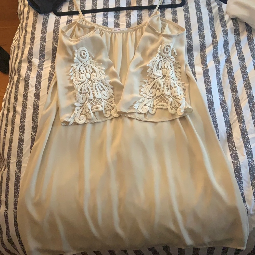 Cream dress